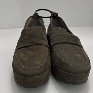 New Eileen Fisher BrownGray Platform Shoes Size 6.5